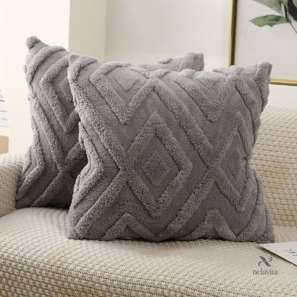 Housses pour coussins, qualité en velours