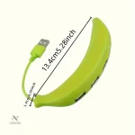 Hub USB 2.0 à 4 ports au design original banane