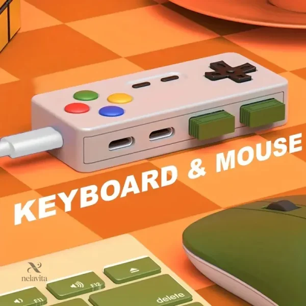 Hub USB Multiport avec design rétro pour laptop