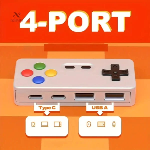 Hub USB compact pour ordinateurs et portables