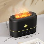 Humidificateur élégant avec ambiance lumineuse intégrée