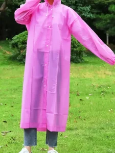 Veste de pluie légère et réutilisable pour camping