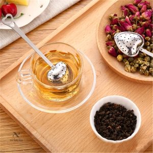 Infuseur à thé en inox en forme de cœur