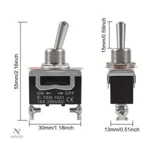 Commutateur industriel 15A pour applications électroniques