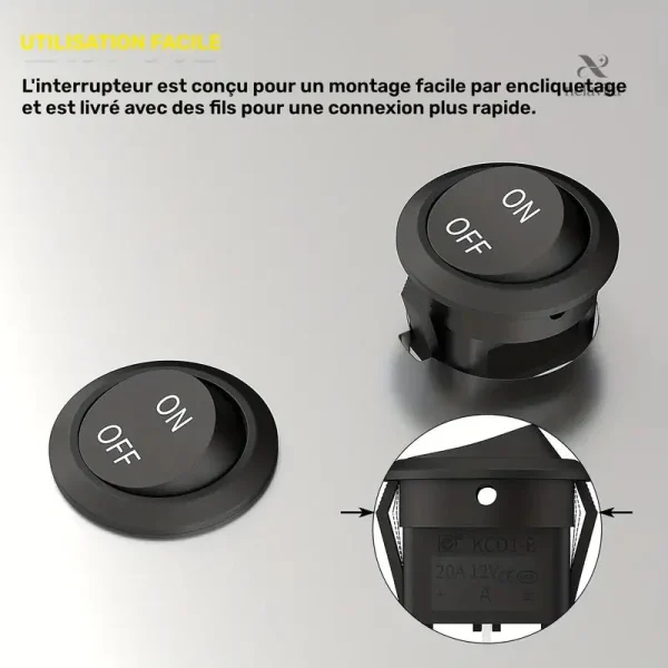 Accessoire marin facile à installer pour systèmes électriques