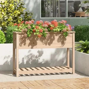Jardinière extérieure en bois pour plantes