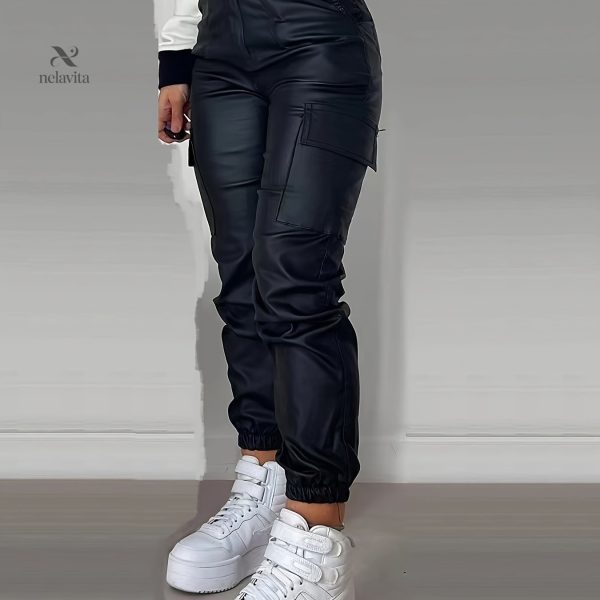Pantalon femme avec poches, idéal pour le quotidien