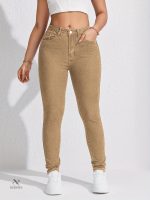 Jean femme coupe ajustée, confort extensible