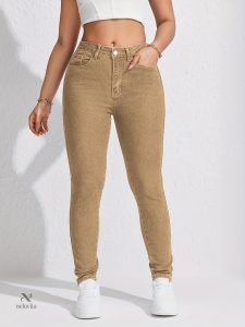 Jean femme coupe ajustée, confort extensible