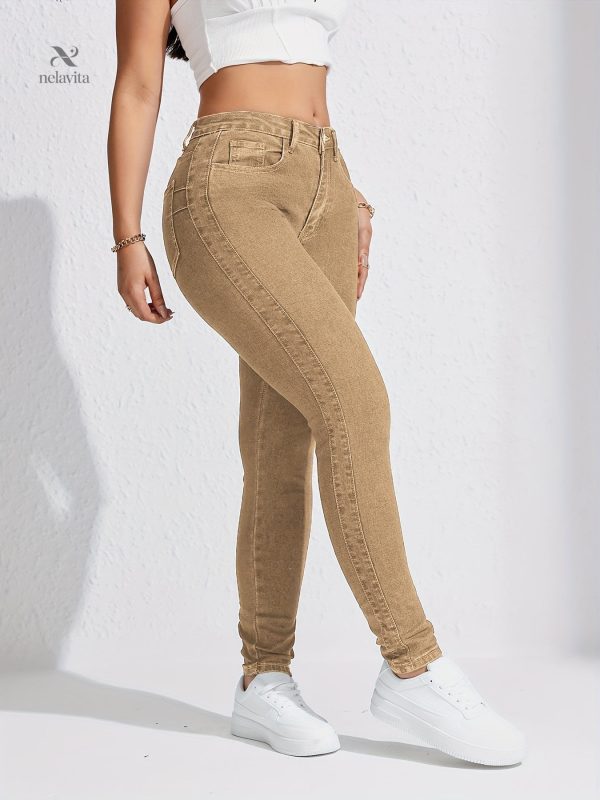 Jean en denim extensible pour un look élégant