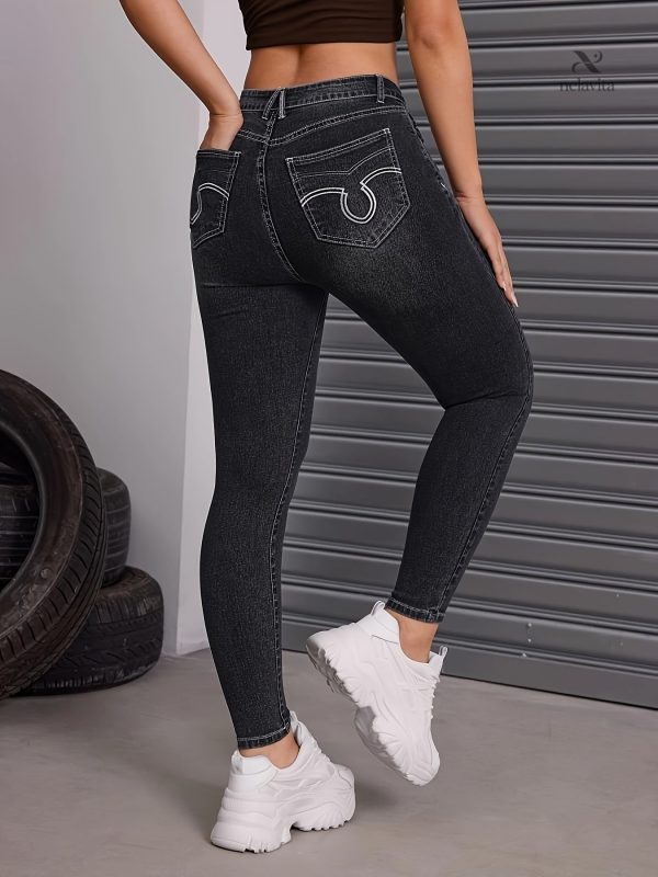 jean-skinny-femme-slim-fit-extensible-poches-diagonales-1 Jean Skinny Femme Slim Fit