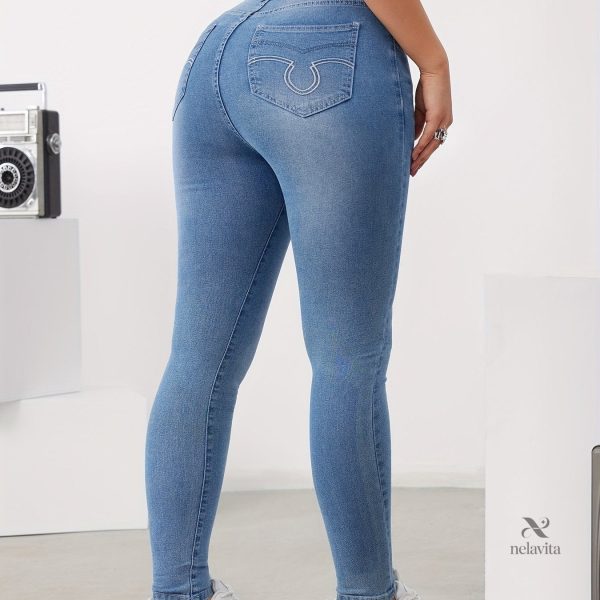 Jean slim avec poches pour un look tendance