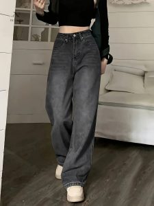 Jean Large pour Femme au Look Vintage