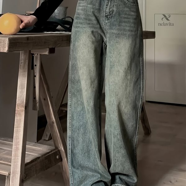 Jean Femme Coupe Ample – Mode Streetwear