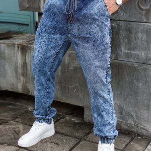 Jeans Décontractés pour Hommes Grande Taille - Denim Extensible