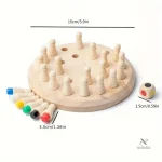 Jeu d'éveil mémoire en bois pour bébé