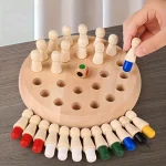 Pions en bois pour un apprentissage ludique