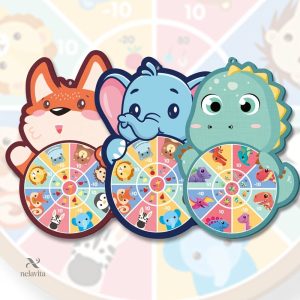 Cible amusante avec motif d'animaux pour des fêtes