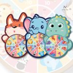 Kit de jeu de cible avec balles colorées