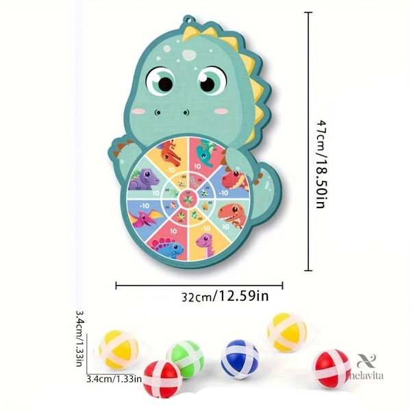 Accessoire de fête : cible et balles incluses