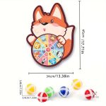 Cible interactive avec balles pour divertissement