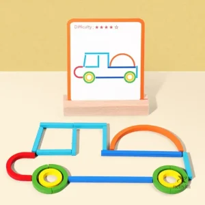 Jeu de construction magnétique pour l'apprentissage créatif