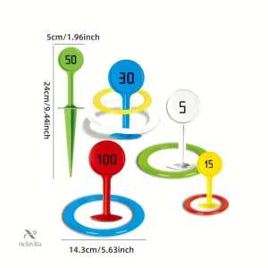 Set complet d'anneaux pour jardin, plage et pique-nique