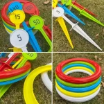 Jeu de lancer d'anneaux, parfait pour les sorties en famille