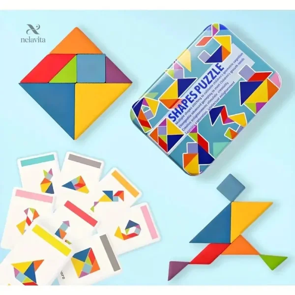 Jeu de puzzle en bois pour moments de partage en famille