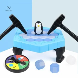 Activité ludique pour enfants : casser des blocs en équilibre