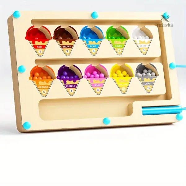 Activité de tri des couleurs pour enfants