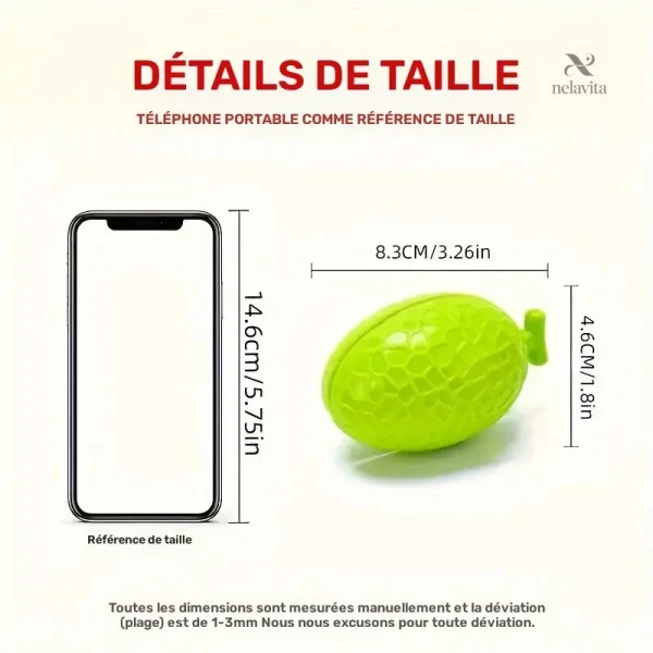 Pomme magnétique pour éveil et jeu créatif