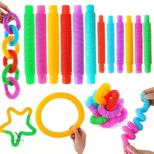 Tubes extensibles pour l'éveil et la motricité des tout-petits