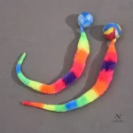 Serpent coloré, un accessoire amusant pour rongeurs et lapins