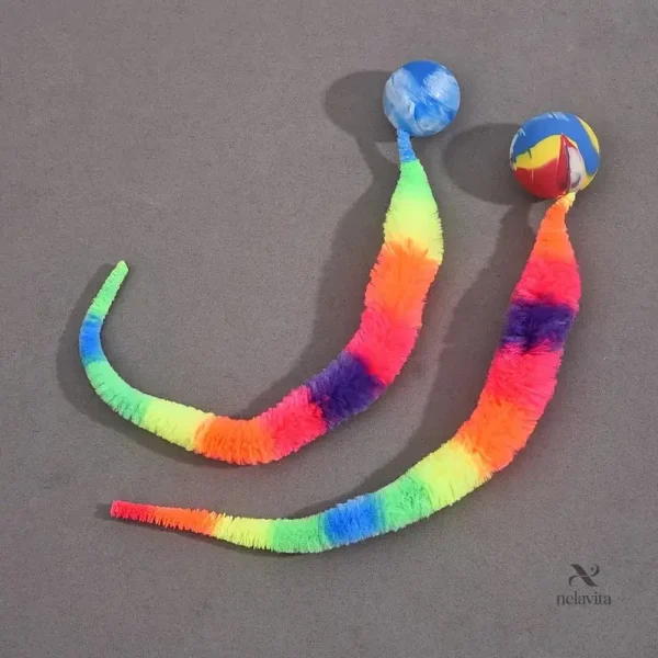 Serpent coloré, un accessoire amusant pour rongeurs et lapins