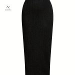 Jupe longue à la mode, style élégant