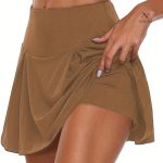 Jupe/Short taille haute avec finition soignée