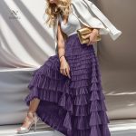 Jupe à couches de tulle pour femme