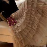 Style raffiné avec volants en tulle