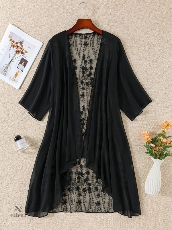 kimono-elegant-grande-taille-femme-couleur-unie-1