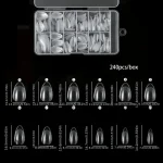 Capsules Transparente pour Extensions en Gel, 240 pièces