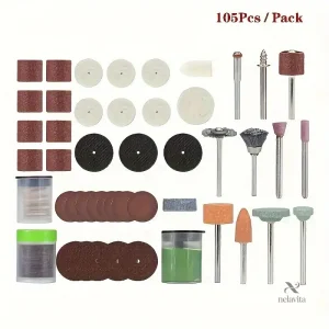 Outils rotatifs : kit complet 161 pièces