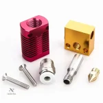 Bloc chauffant et buse pour impression 3D, ensemble pratique