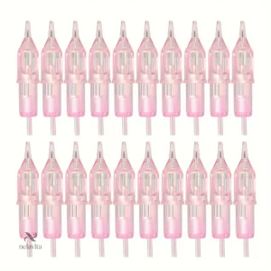Kit complet avec 20 encres et 20 aiguilles pour tatouage professionnel