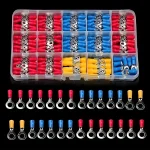 Kit de cosses à œillet isolées multicolores pour électronique