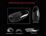Coffret de faux ongles transparents pour manucure