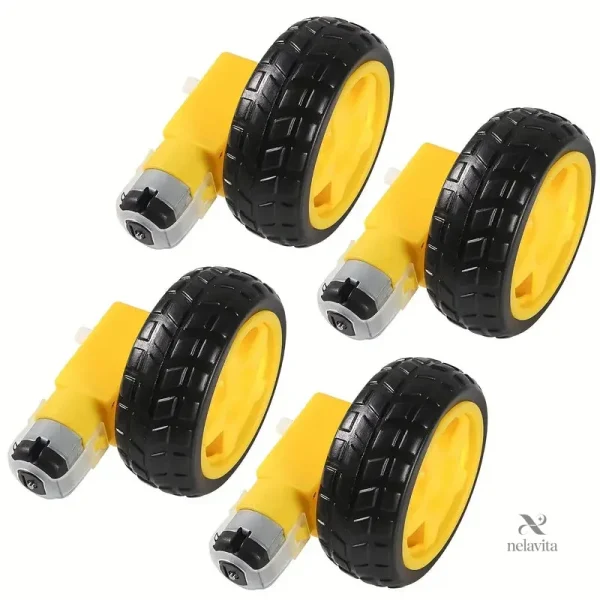 kit-de-4-roues-avec-moteur-pour-robot-pneus-et-roues-en-c-p7hfoe-1 Kit de 4 roues avec moteur pour robot