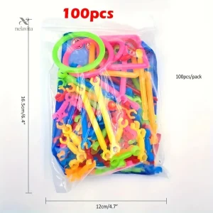 Kit de Bâtonnets et Connecteurs Colorés – Jeu de Construction Créatif pour Enfants | Modélisme et Maquettes