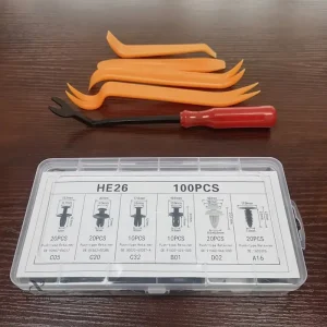 Kit de dépose garniture voiture avec outils de démontage