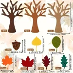 Matériel de DIY pour réaliser un arbre décoratif automnal